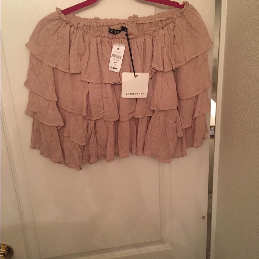Ruffled crop top